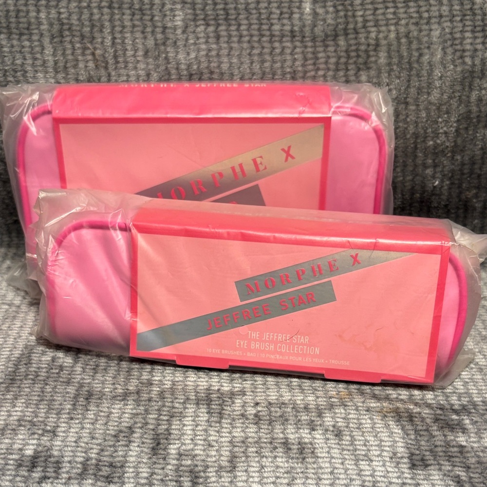 Morphe x Jeffree Star Pink Brush Collection and Ey Brush Collection